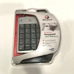 Targus Numeric Keypad W/ 2 USB Ports Plug And Play PAUK10U Factory Sealed NEW - Picture 1 of 5