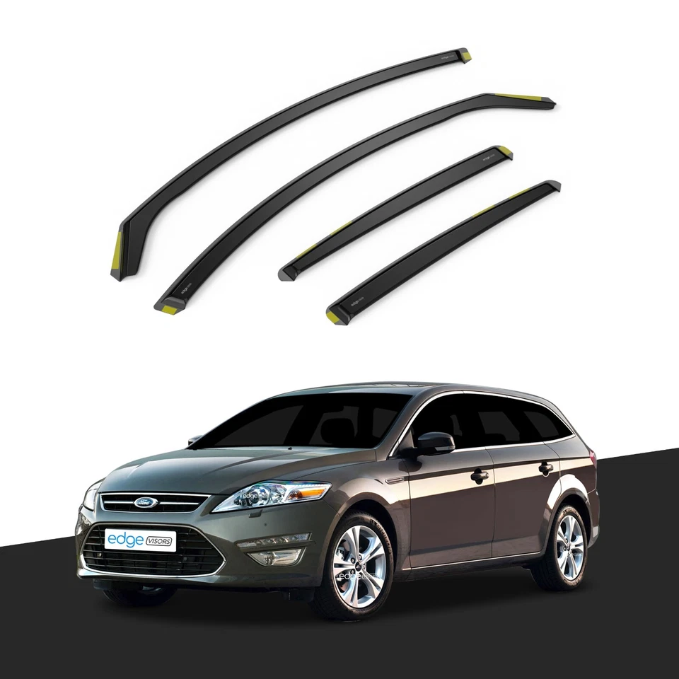 Deflectores de viento familiares de 5 puertas para Ford Mondeo MK4 2007-2014 4 piezas tintados Foto 1 de 4