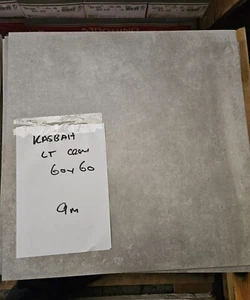Kasbah light grey 60x60 matt porcelain 9m2 - Picture 1 of 2