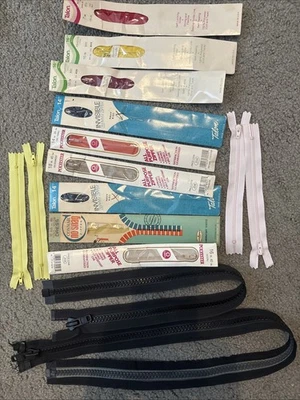 Lote 15 CREMALLERAS Muchos Colores Muchas Longitudes Todas Nuevas Foto 1 de 4