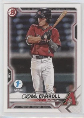 2021 Bowman 1st Edition Corbin Carroll #BFE-142 - Image 1 of 2