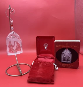 1998 Waterford Kristall Krippe The Holy Family 1. Auflage mit Box Vintage - Bild 1 von 7