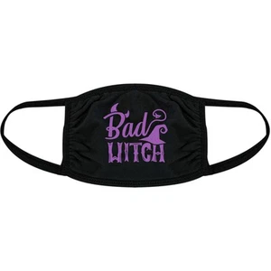Bad Witch Face Mask Funny Spooky Halloween Party Nose And Mouth Covering - Imagen 1 de 7