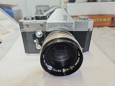 PETRI VI (PETRI V6) con Petri 1:1.8 F=55mm C.C. Auto de JAPÓN Bin BR Foto 1 de 4