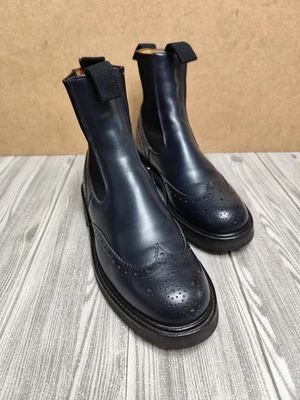 TRICKER'S  SILVIA CHELSEA BOOTS DONNA IN PELLE BLU UK 6 - ECCEZIONALI CONDIZIONI - Imagen 1 de 4