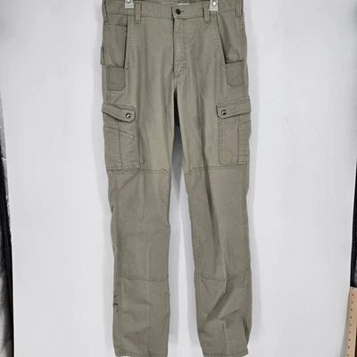Carhartt Pants Mens 34x36 Double Knee Cargo Workwear Gray Relaxed Fit Straight - Image 1 of 4