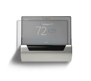 Termostato inteligente GLAS de Johnson Controls, pantalla táctil OLED translúcida, Wi-Fi, - Imagen 1 de 6