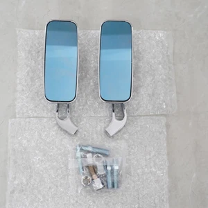 2PCS Chrome Motorcycle Rear View Mirrors Light For Suzuki Intruder 700 750 1400 - Picture 1 of 12