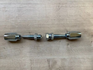 Wiederverwendbare Hydraulikverschraubung - Einsatz Reparatur Verbinder BSP für R2T, 2SN, 2 Draht Schlauch - Bild 1 von 1