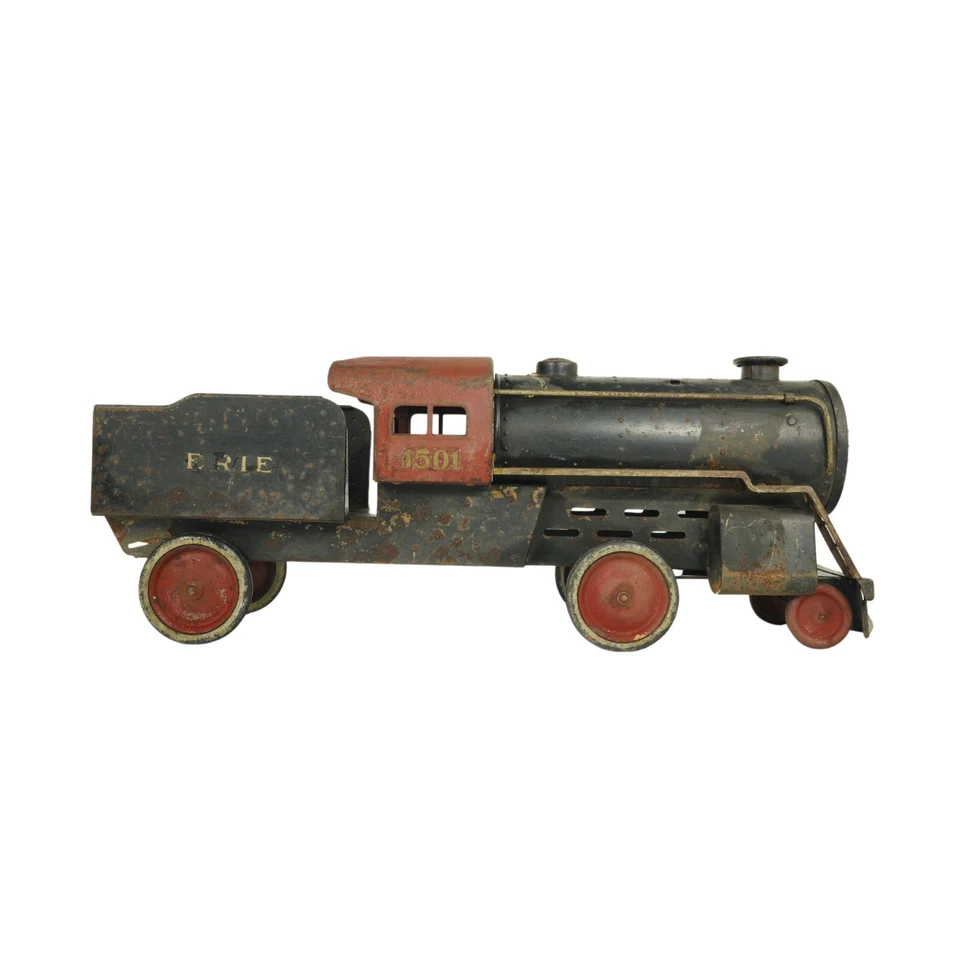 1920s Steelcraft Erie 1501 Sit N Ride Train Toy - Image 1 of 4