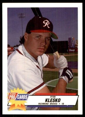 1993 Fleer ProCards Triple A All-Stars Ryan Klesko Richmond Braves #AAA-2 - Image 1 of 2