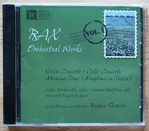 Bax Orchestral Works Vol. 1 – Violin Concerto Cello Concerto Morning Song CD - Bild 1 von 2