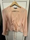 New Look Cameo Rose Pink Blouse Size 10