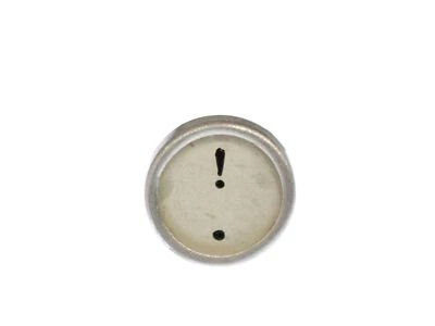 Broche llave máquina de escribir miniblings pin insignia signo de exclamación blanco Foto 1 de 4