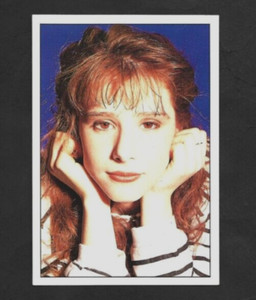 1989 Smash Hits #100 TIFFANY DARWISCH Rock/Pop Star Card/Sticker