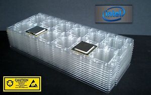 12 Xeon LGA1366 Trays for Intel Xeon E5 E5 V2 45 x 42.5 mm Processors - Fits 144
