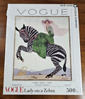 Vogue "Lady on a Zebra" 500 piece puzzle - Brand New by New York Puzzle Company