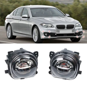 Pair Front Bumper LED Fog Lights For BMW 5 Series F07 F10 F11 LCI 2013-2015 - Picture 1 of 8