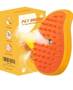 Steam Cat Brush - 3 in1 Cat Steam Brush - Rechargeable Silicone Steam Brush NEW - Picture 1 of 6