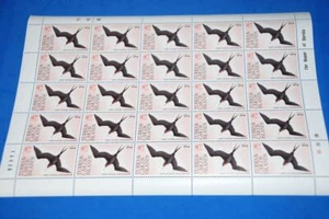 Turks & Caicos Islands MNH SC 266 Frigate BIRDS, Complete Sheet of 25 - Picture 1 of 2