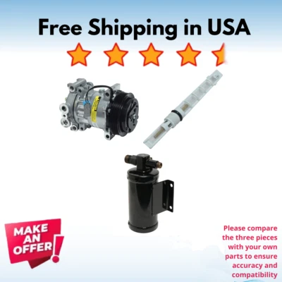 Kit Compresor A/C Fit Chevrolet P30 1997-2005, GMC P3500 1997-1999 Foto 1 de 4