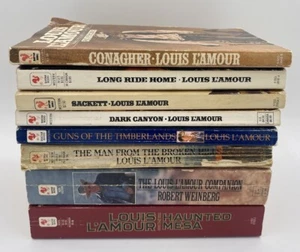 LOUIS L'AMOUR Paperbacks Lot of 8 Books Western Novels  - Bild 1 von 8