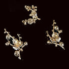 1Pcs Imitation Pearl Rhinestone Flower Branches DIY Jewelry Making Accessor  F❤J