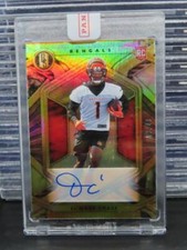 2021 Panini Gold Standard Ja'Marr Chase 112 RC Rookie Auto Autograph #03/49