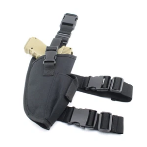 Tactical Right Leg Holster Adjustable Universal Gun Holster Mag Pouch - Picture 1 of 11