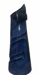 Scarce Hazel Hutchins Vintage MCM 40's Abstract Blue Vase By Ca. Artist Potter - Picture 1 of 11