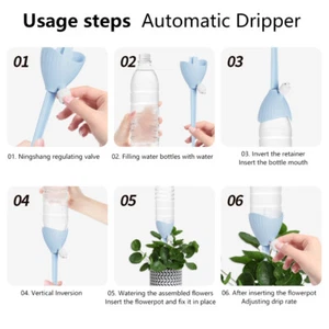 1PC Automatic Drip Irrigation System Self Watering Spike For Flower Plants SN❤ - Picture 1 of 16