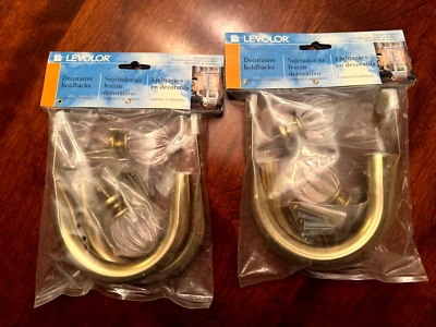 Лот из 2 запечатанных латунных удерживающих шаров Levolor (4 общих удержания) 3/4 дюйма - Изображение 1 из 3