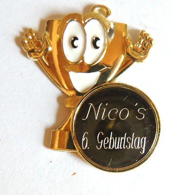 FDPOKALE Kinder Kids Geburtstag Medaille Medaillen mit persönlicher Gravur ,3 Farben