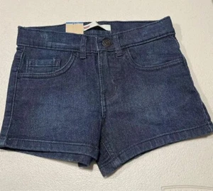 NWT Levi's Youth Girl Denim Short Adjustable Waistband Stretch 1 - Picture 1 of 4