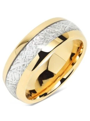 Anillos de Tungsteno en Oro 10K Sortijas de Hombre Regalos Joyeria Fina Alianzas Foto 1 de 4