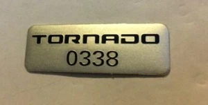 Genuine Ford BA BF Build Number Badge FPV F6 Tornado 0338 - Imagen 1 de 1