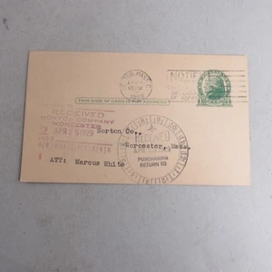 Postal de invitación vintage 1929 MIT Open House - Imagen 1 de 2
