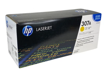 HP 307A CE742A Laserjet Toner Cartridge - Yellow - Image 1 of 4