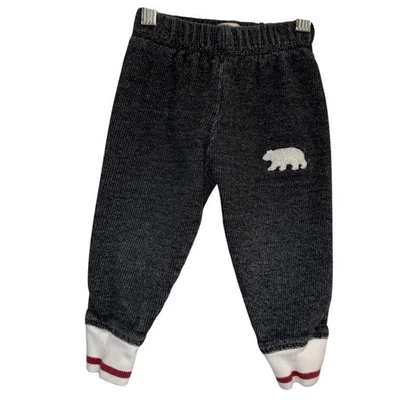 Pantalones deportivos Hatley Heritage Charcoal Bear para niños 2 Foto 1 de 4
