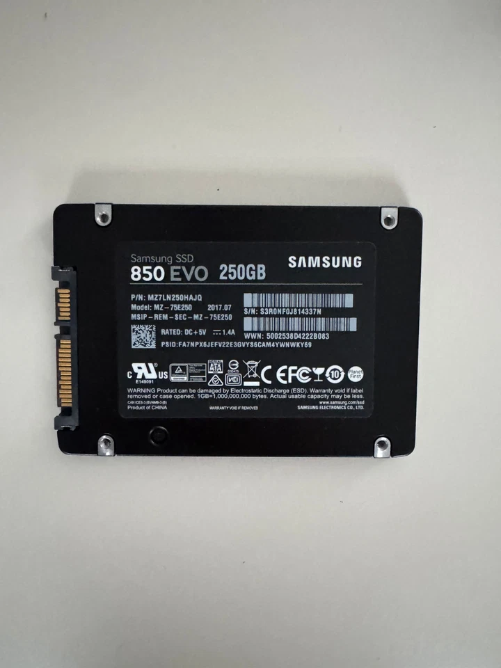 Samsung 850 EVO Interne SSD  250 GB, 2,5 Zoll - Bild 1 von 1