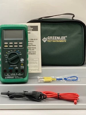 Multímetro digital Greenlee DM-820 True RMS - EN MUY BUENA CONDICIÓN Foto 1 de 4