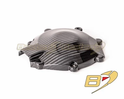 Tampa de motor de fibra de carbono Suzuki GSX-R1000/R sarja esquerda 2017-2022  - Imagem 1 de 4