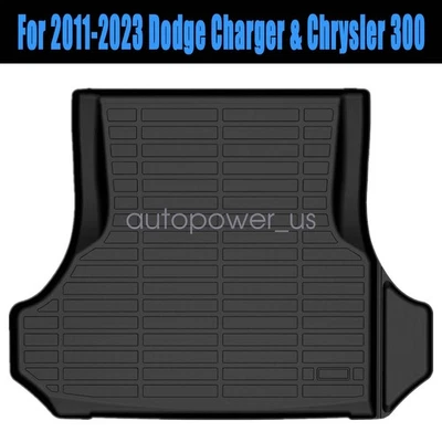 Alfombrilla revestimiento de carga para maletero TPE 3D para Dodge Charger/Chrysler 300 2011-2023 Foto 1 de 4