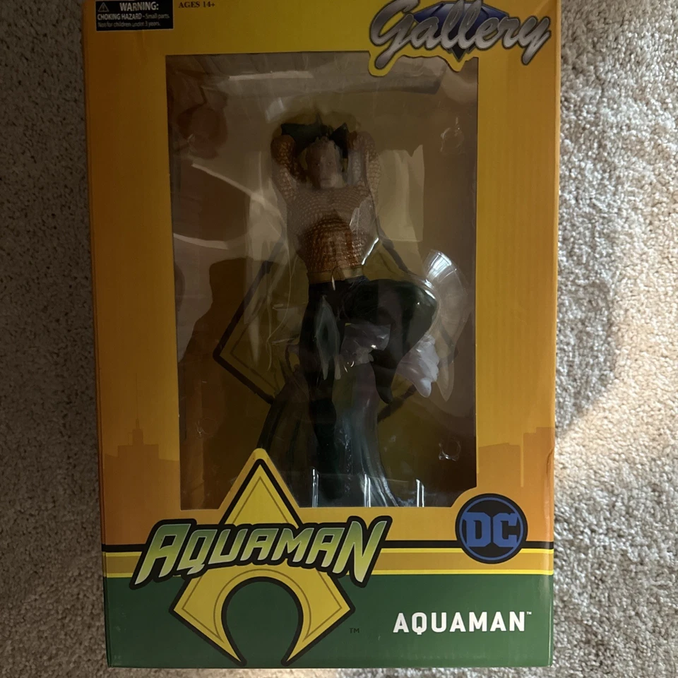 Aquaman (DC Gallery, Diamond Select) estatua pvc nueva caja abierta aspecto raro difícil de encontrar Foto 1 de 1