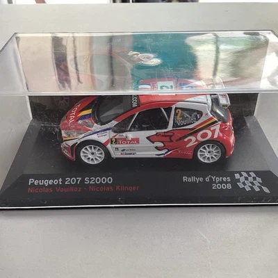 Altaya 1/43 collection voiture rallye  , Peugeot 207 S2000 2008 - Photo 1/4