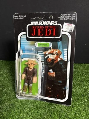 Kenner ROTJ Ree-Yees 65 Burbuja Transparente Star Wars Vintage 1983 Grabada en Tarjeta Foto 1 de 4