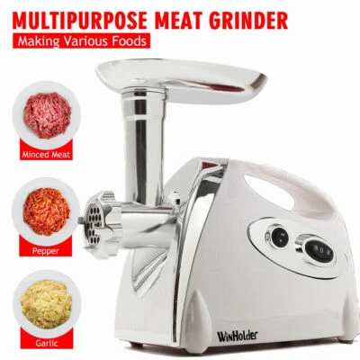 Pro Electric Meat Mincer Pork Chicken Grinder Kubbe Maker Filler Kitchen US - Image 1 of 4