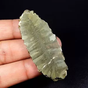 Golden Pyrite Slice Geode Cabochon Loose Natural Gemstone 139 Cts PS-10 - Picture 1 of 6