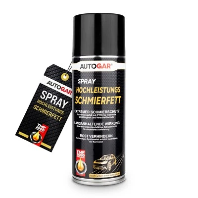 SCHMIERFETT HOCHLEISTUNGS SPRAY – Mit PTFE für maximalen Schutz ┃ AUTOGAR®