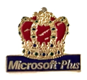 Microsoft Plus Krone Pin (H10) - Zdjęcie 1 z 1
